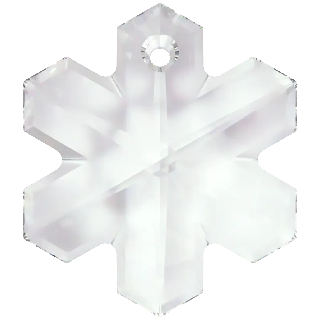 Swarovski Pendants Snowflake (6704) Crystal