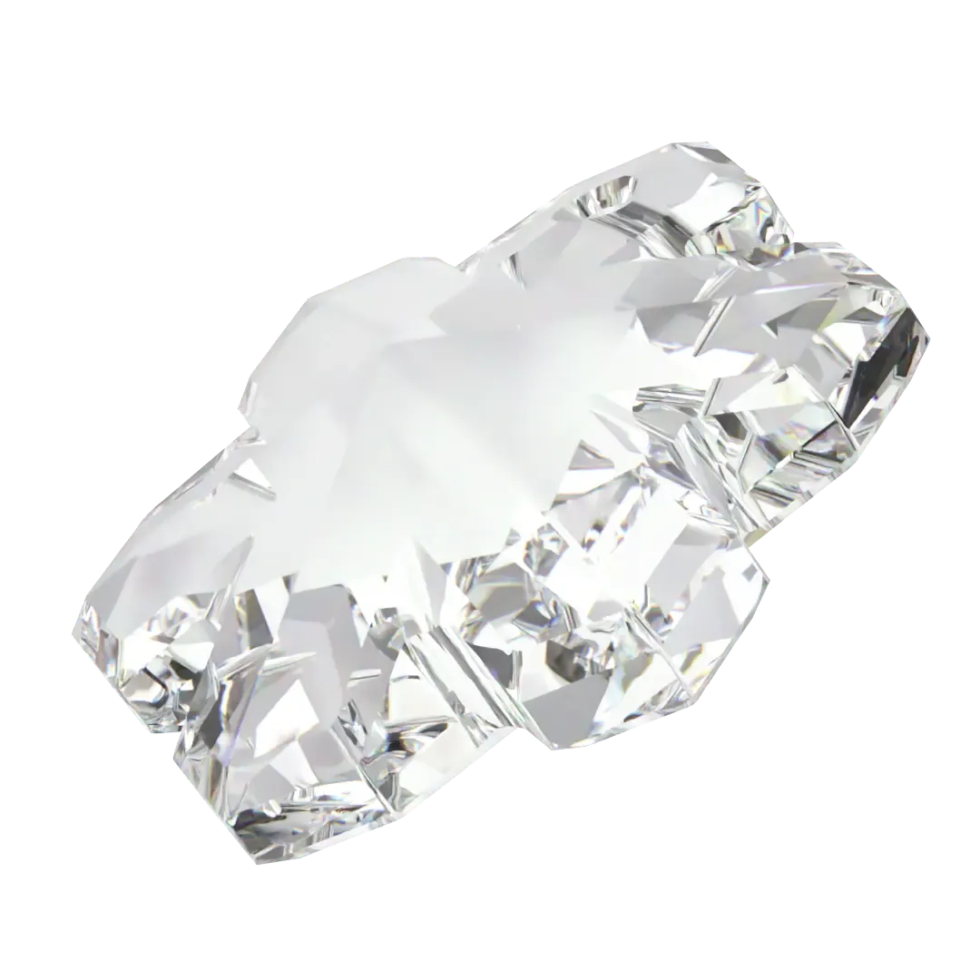 Swarovski Pendants Snowflake (6704) Crystal