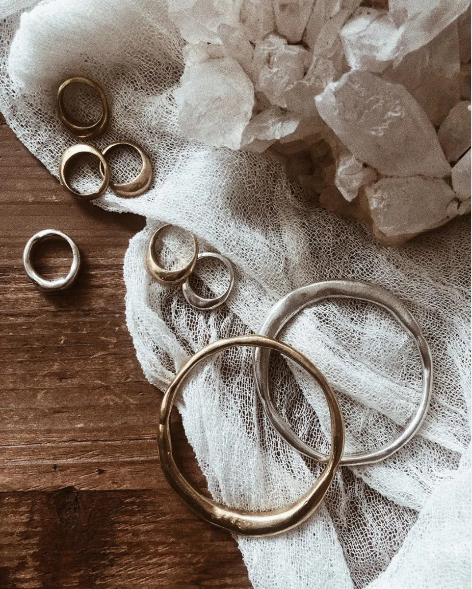 Synchronicity Bangle .. Brass