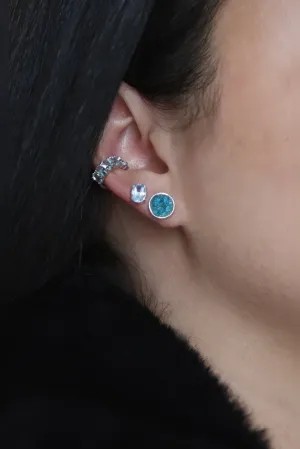 Timeless Blue and Emerald Earring Set