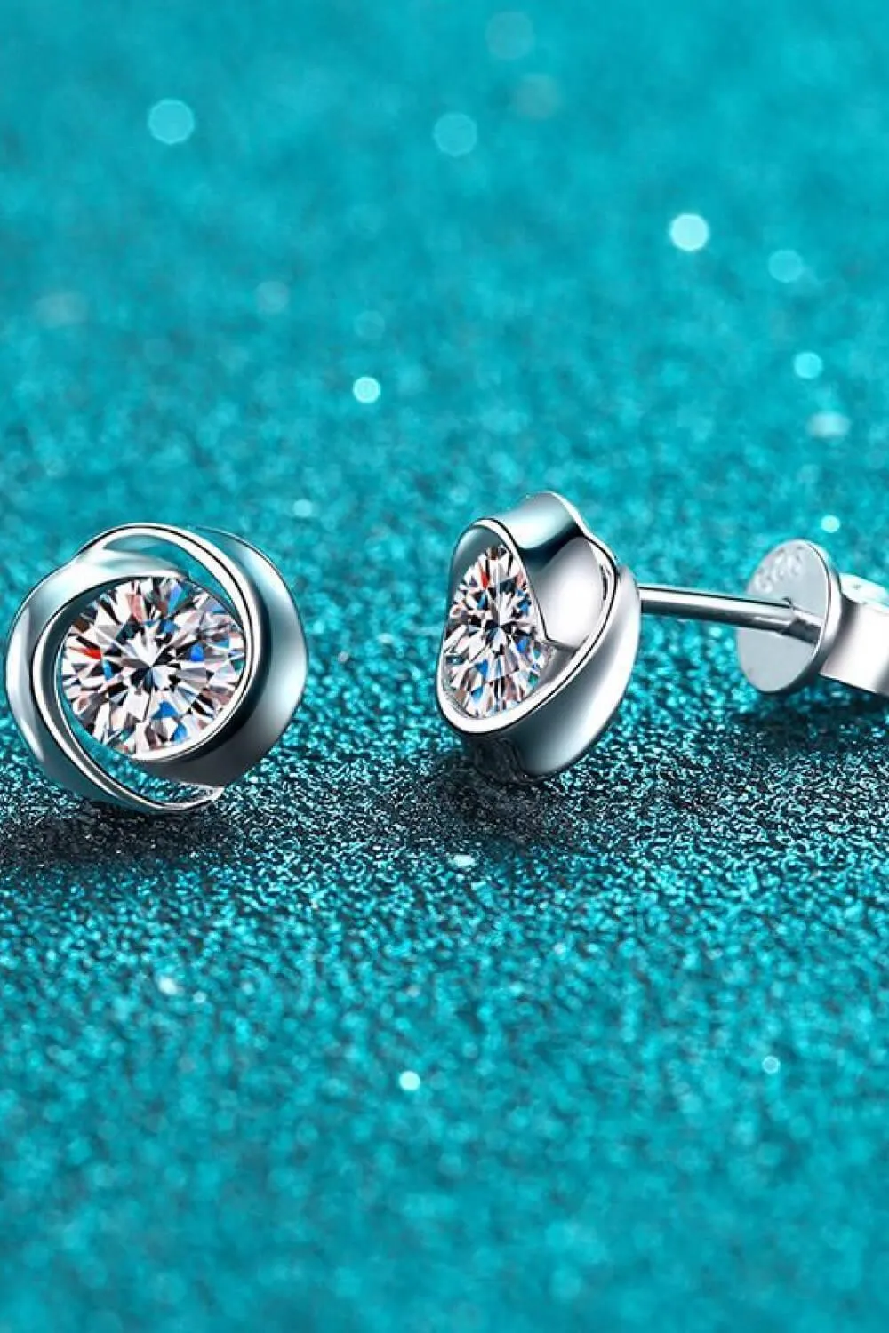 Timeless Design Minimalist Moissanite Stud Earrings