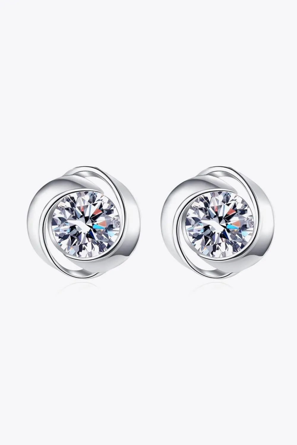 Timeless Design Minimalist Moissanite Stud Earrings