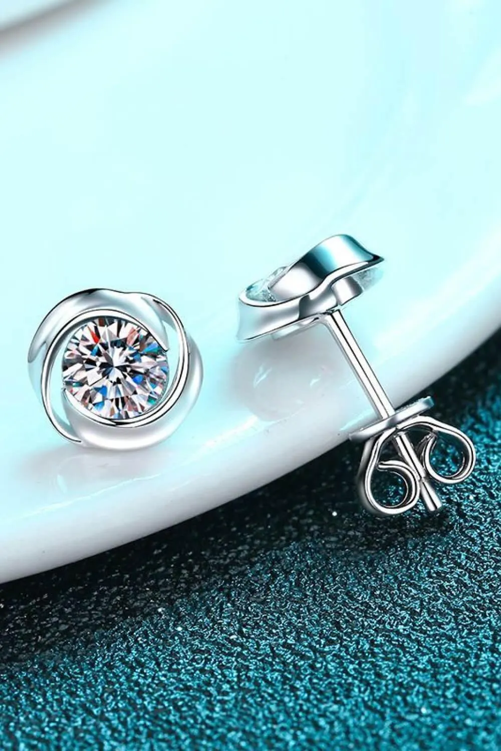Timeless Design Minimalist Moissanite Stud Earrings
