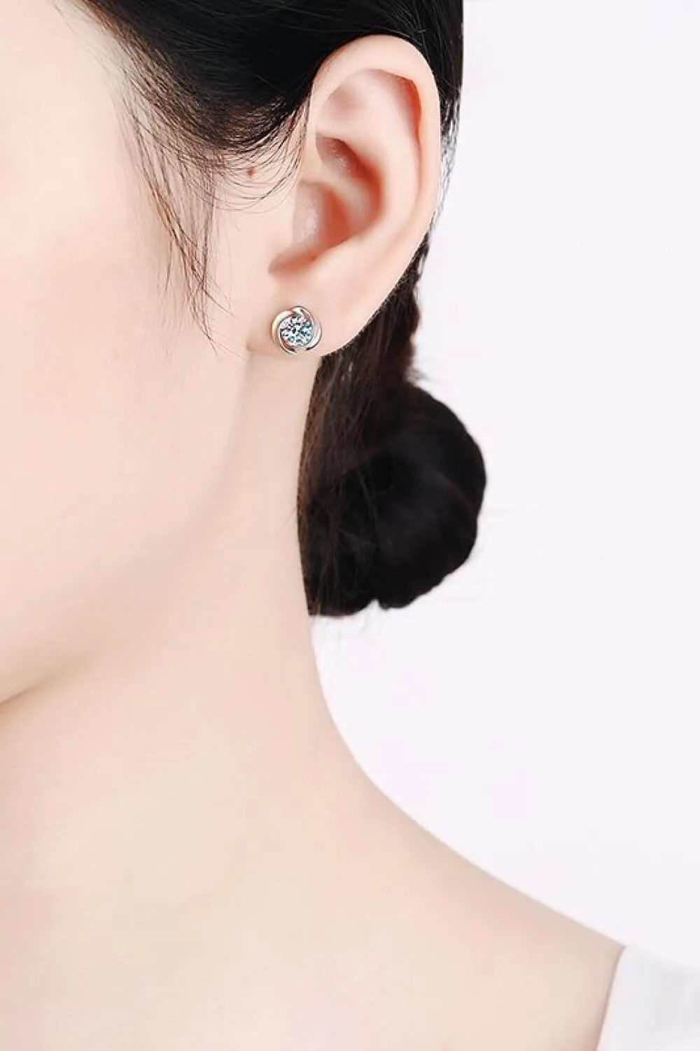 Timeless Design Minimalist Moissanite Stud Earrings