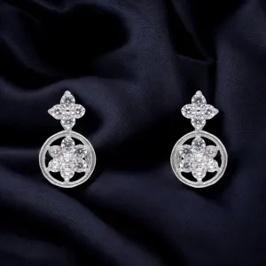 Timeless Floral Drop Earrings – Elegant & Radiant | SKU: 0021327681