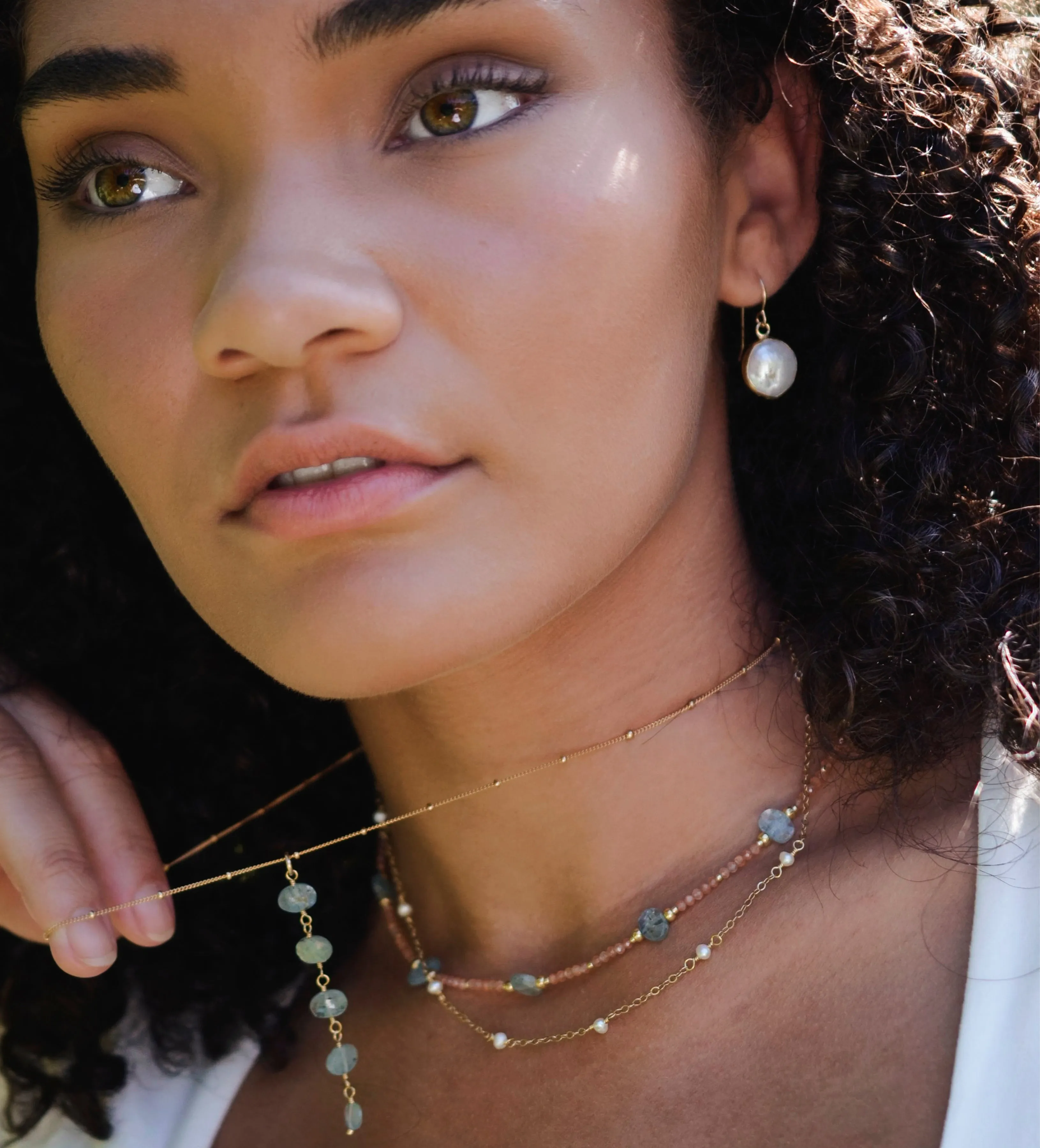 Timeless Freshwater Pearl Earring in 14k Gold Filled