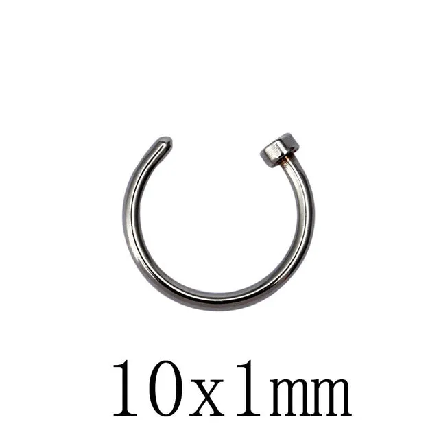 Titanium Nose Rings Clip