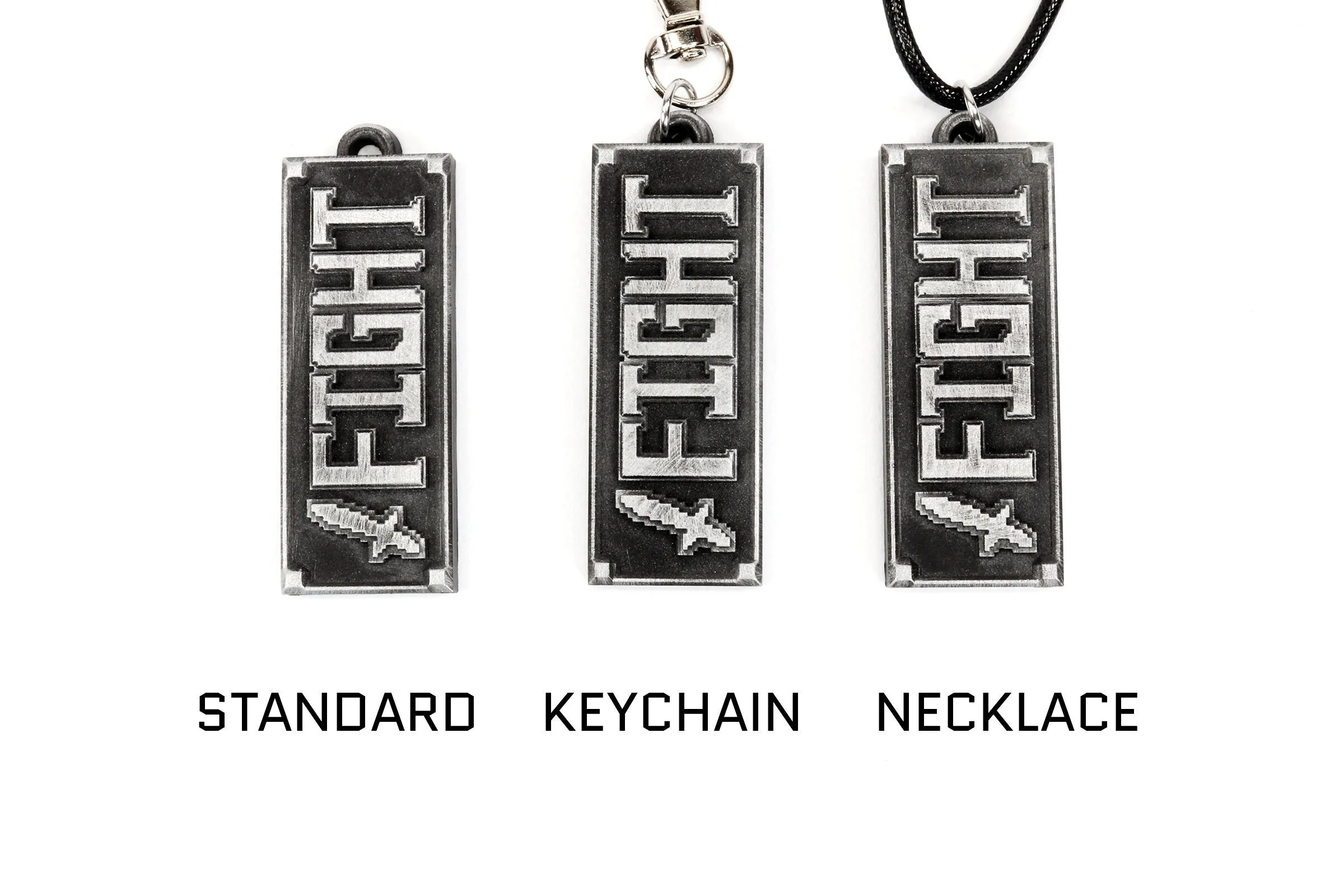 Undertale Mercy and Fight Keychain / Necklace - Deltarune & Undertale