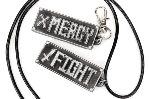 Undertale Mercy and Fight Keychain / Necklace - Deltarune & Undertale