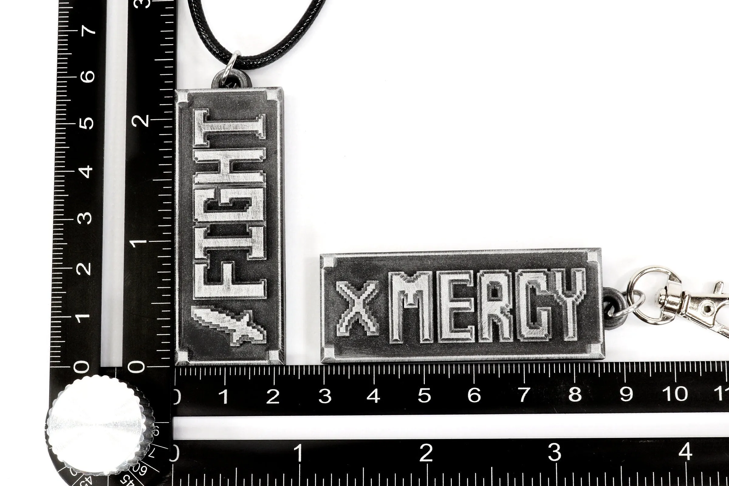 Undertale Mercy and Fight Keychain / Necklace - Deltarune & Undertale