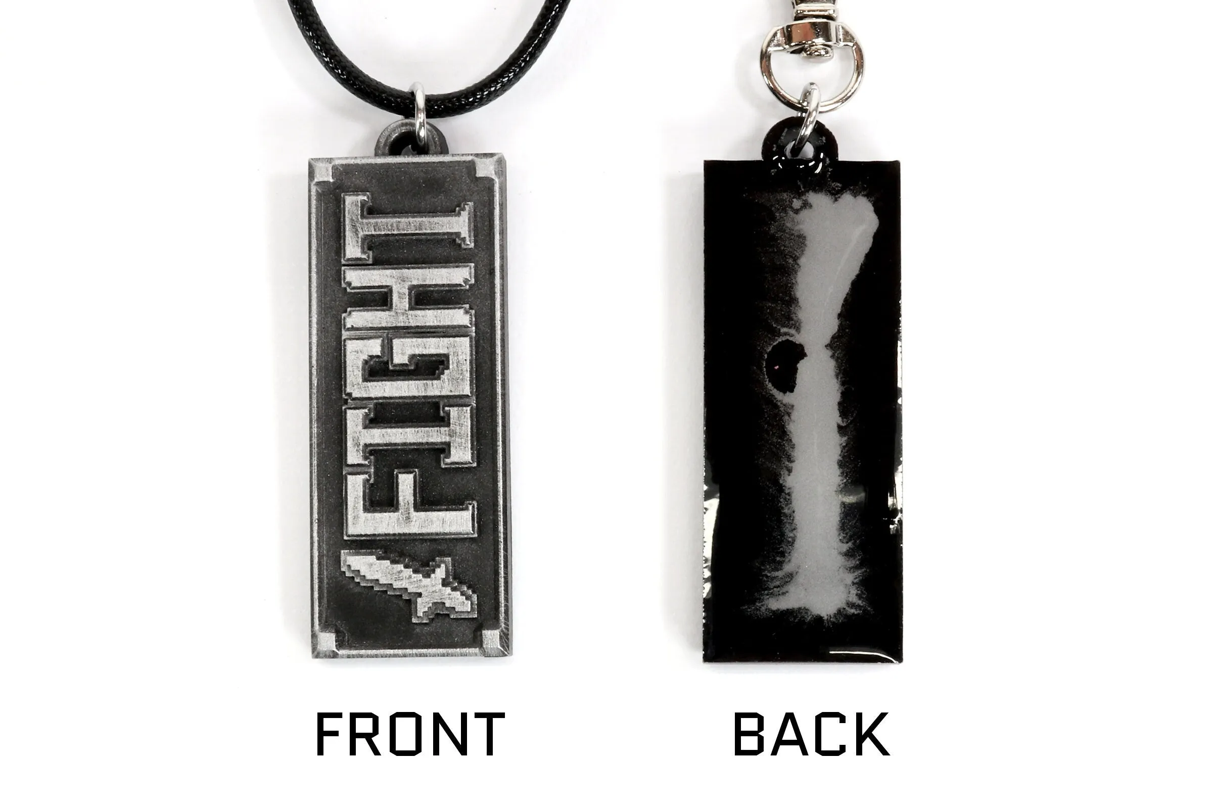 Undertale Mercy and Fight Keychain / Necklace - Deltarune & Undertale