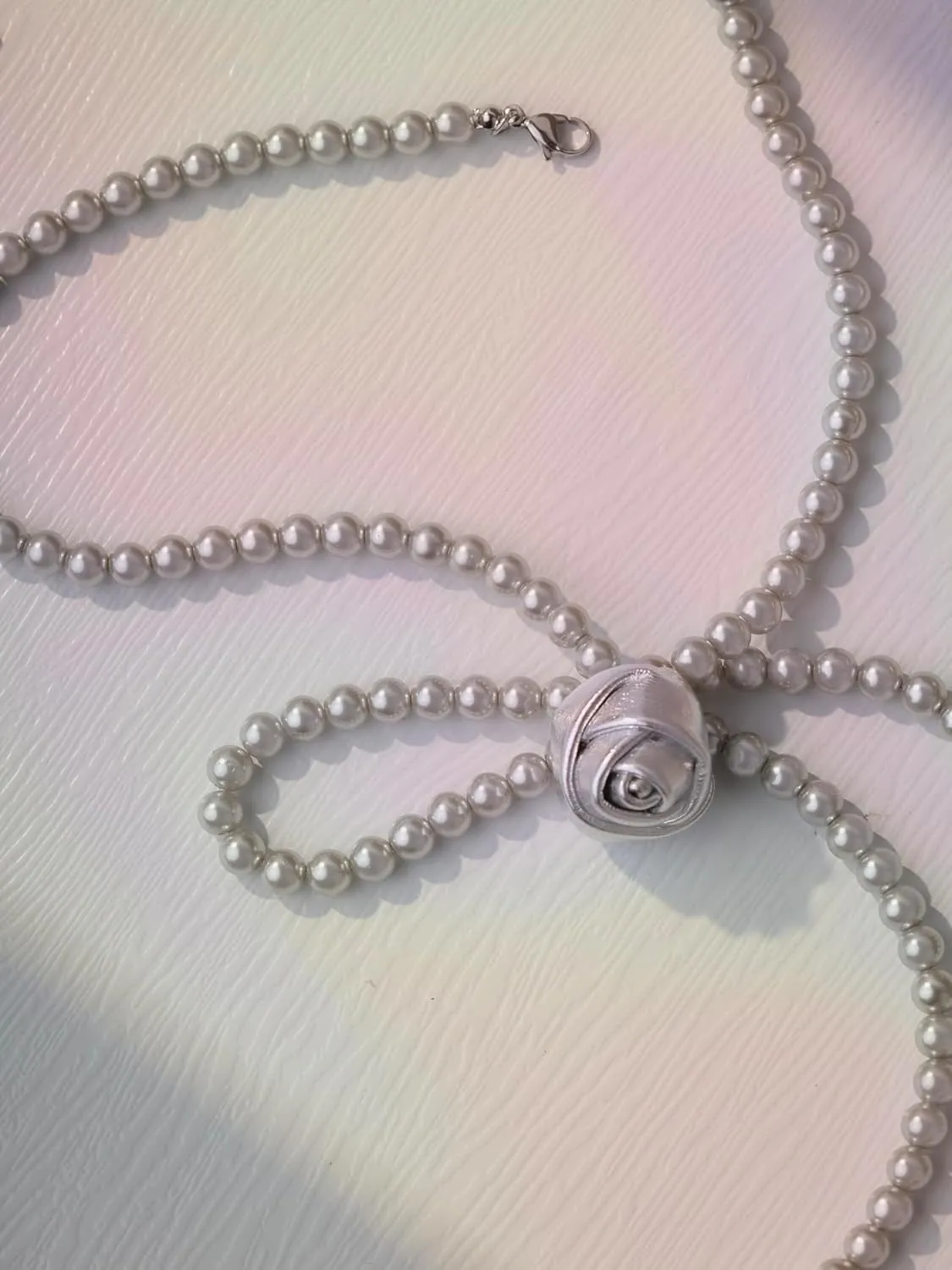 Unusual Chunky Flower Pendant Y2K Aesthetic Necklaces Jewelry for Women