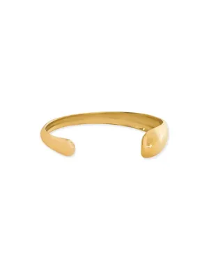 Water Resistant Minimalist Cuff Bracelet