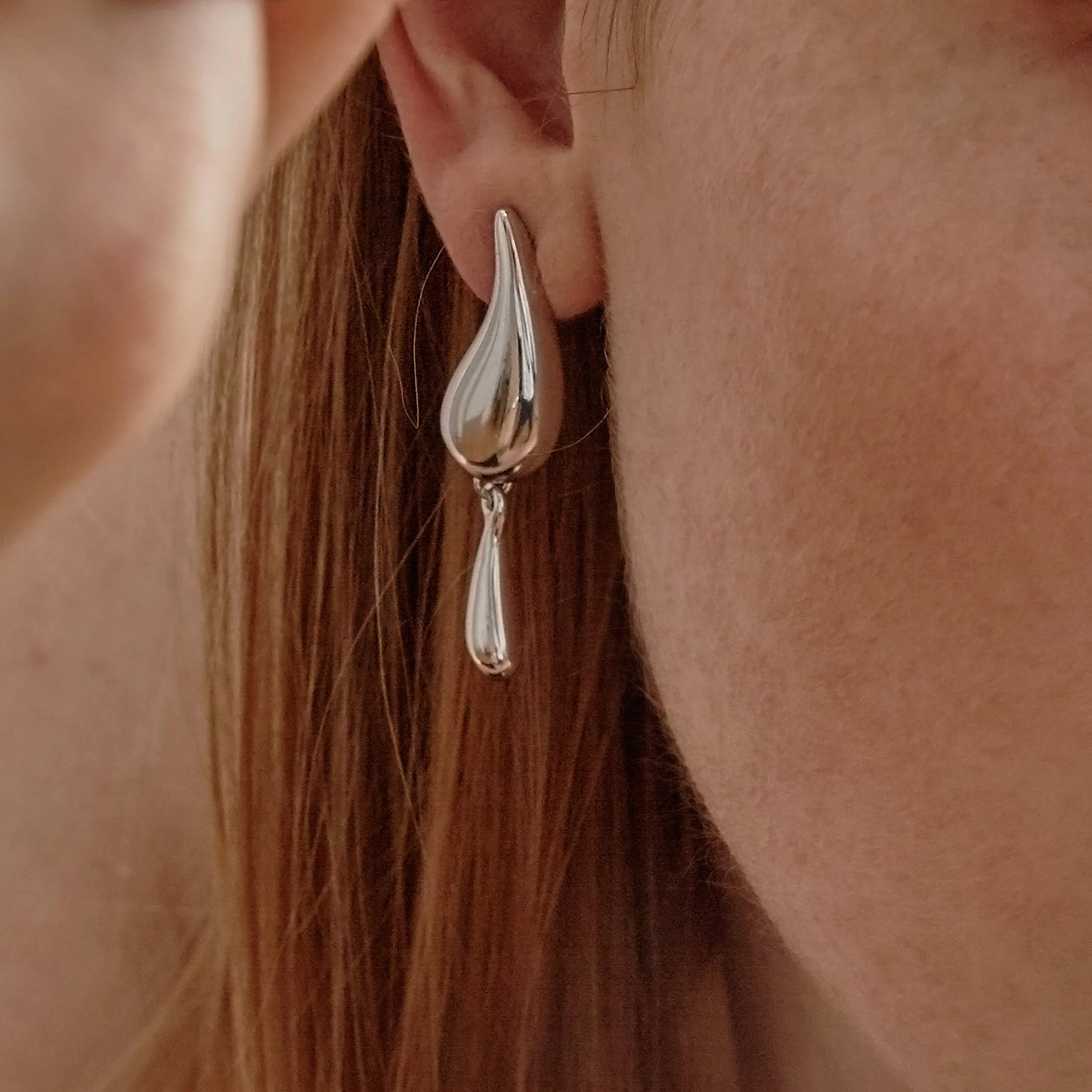 Waterway Studs - Silver