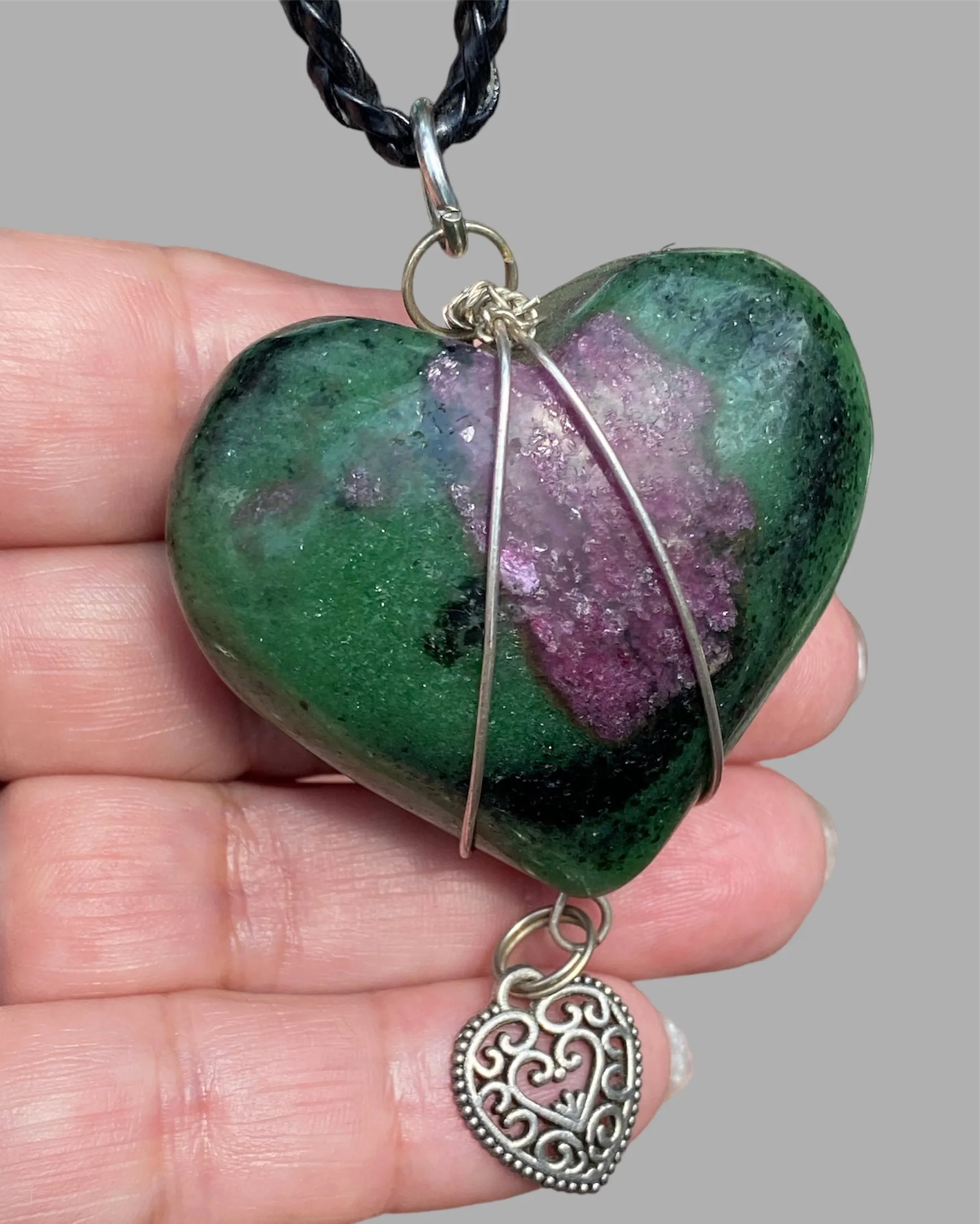 Wire Wrapped Cabochon Gemstone Pendants