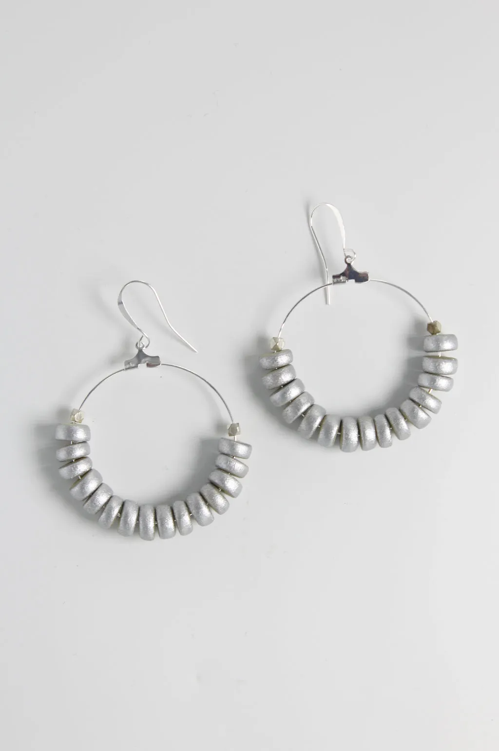 Wood You Be My Girl Hoop Earrings by Annie Claire Designs