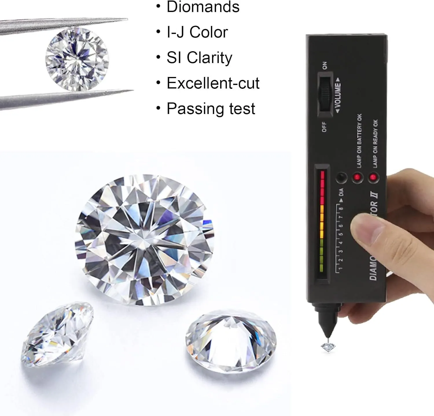 WSX Diamond Matching Couples Rings for for Him and Her Sterling Silver/10K/14K/18K Wedding Promise Rings, Free Engrave