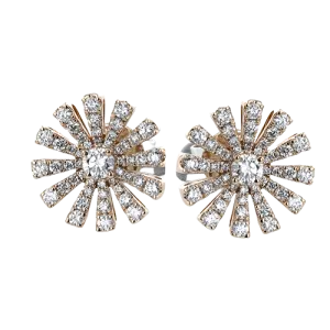 ZE861 Earring in 14k Gold with Diamonds