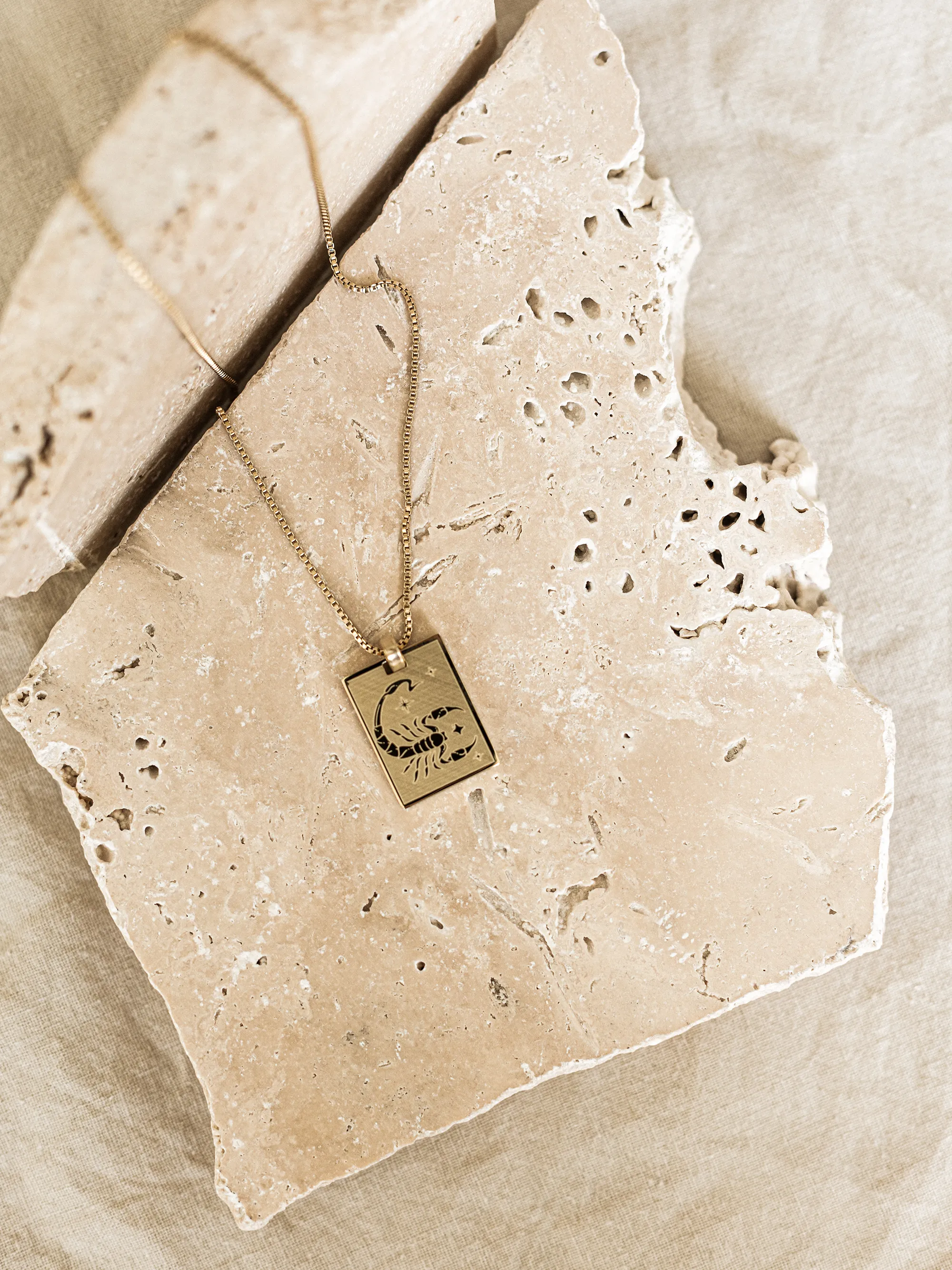Zodiac Necklace • All Signs {Gold}