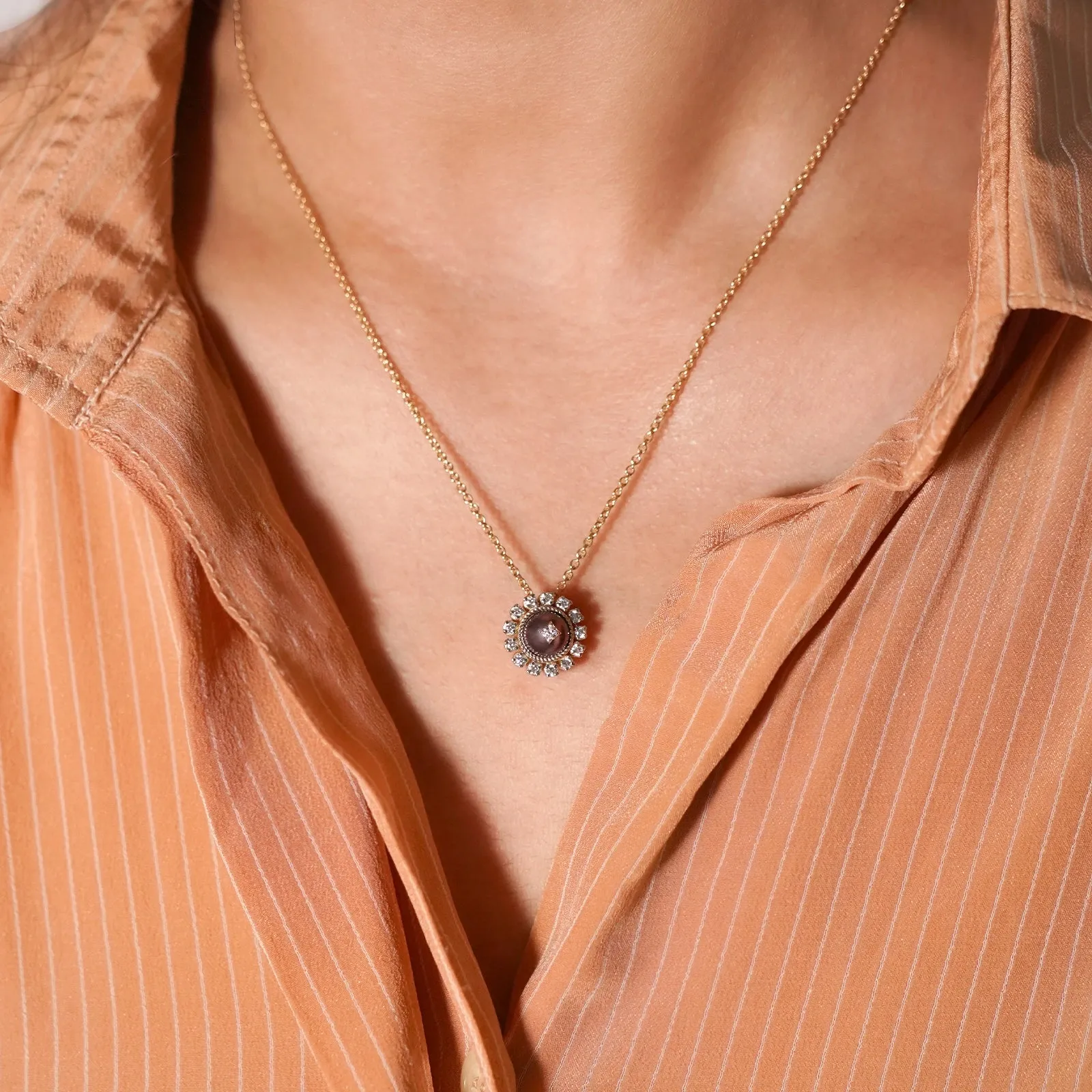 Zoe Ash Pendant Necklace