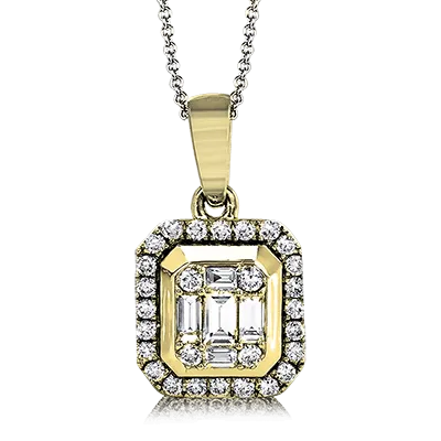 ZP745 Pendant in 14k Gold with Diamonds
